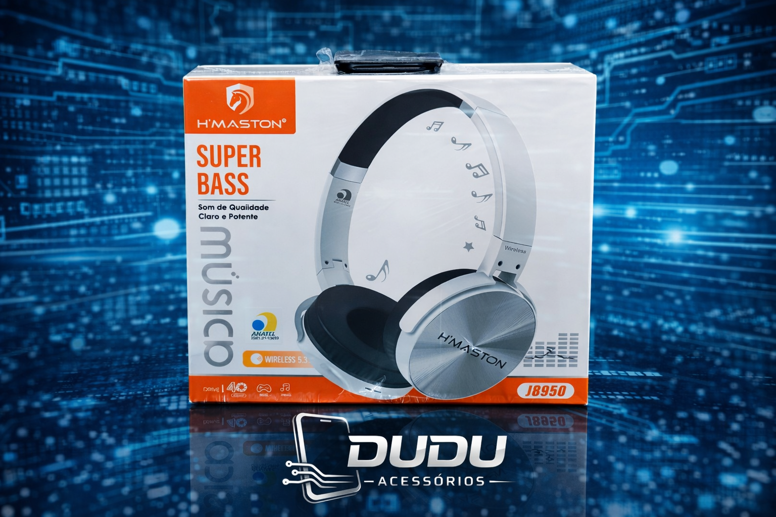 Fone de Ouvido H’MASTON Super Bass JB950 - miniatura 2